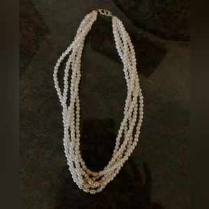 Vintage Faux Pearls and Beads Necklace